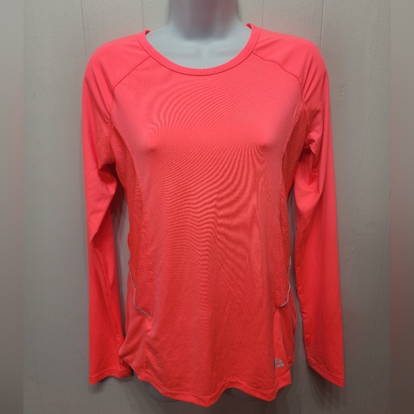 RBX Shirt Medium‎ Long Sleeve Performance Melon Color Thumb Hole C67 - Picture 1 of 5